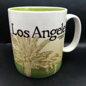 Starbucks Los Angeles Global City Icon Collection 2012 16oz Coffee Mug Cup Green